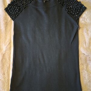 BCBGMaxAzria Black Knit Top